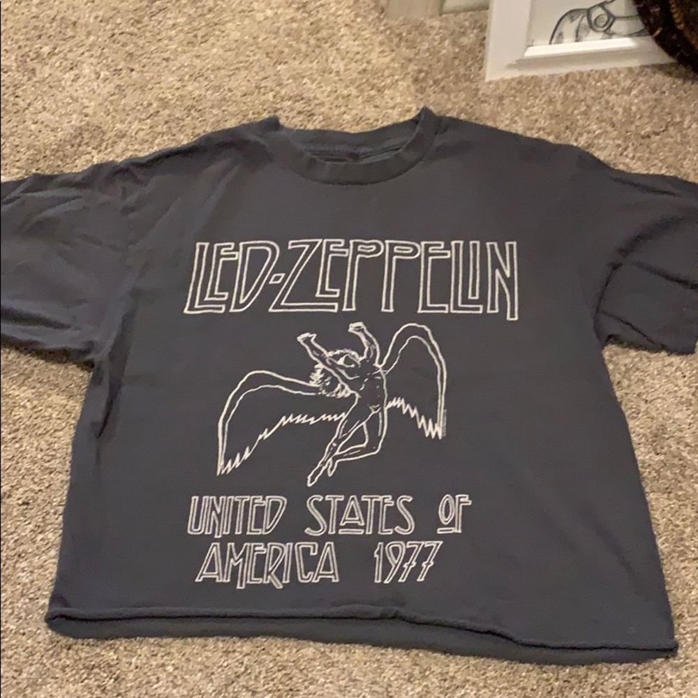 GRAY LED ZEPPELIN SHIRT